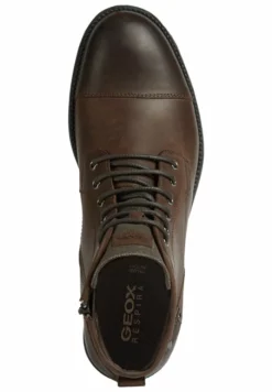 Geox JAYLON - Bottines à Lacets - Dk Coffee