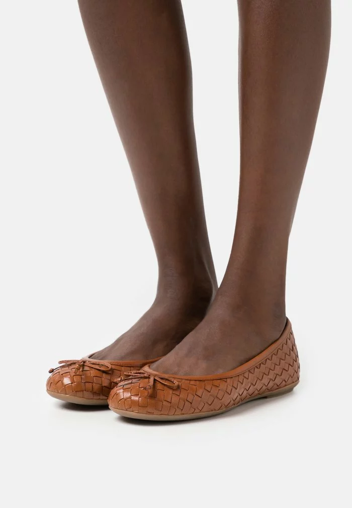 Geox PALMARIA - Ballerines - Cognac