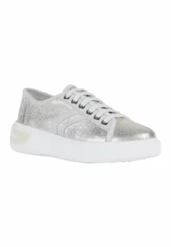 Geox OTTAYA - Baskets Basses - Silver/off Wht