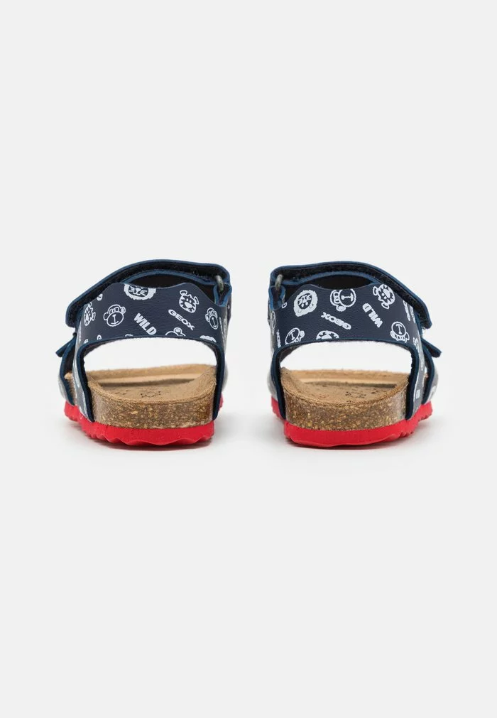 Geox CHALKI BOY - Sandales - Navy/red – Image 3