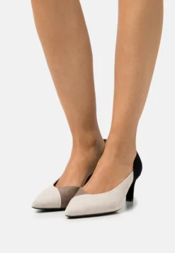 Geox BIBBIANA - Escarpins - Ice/black