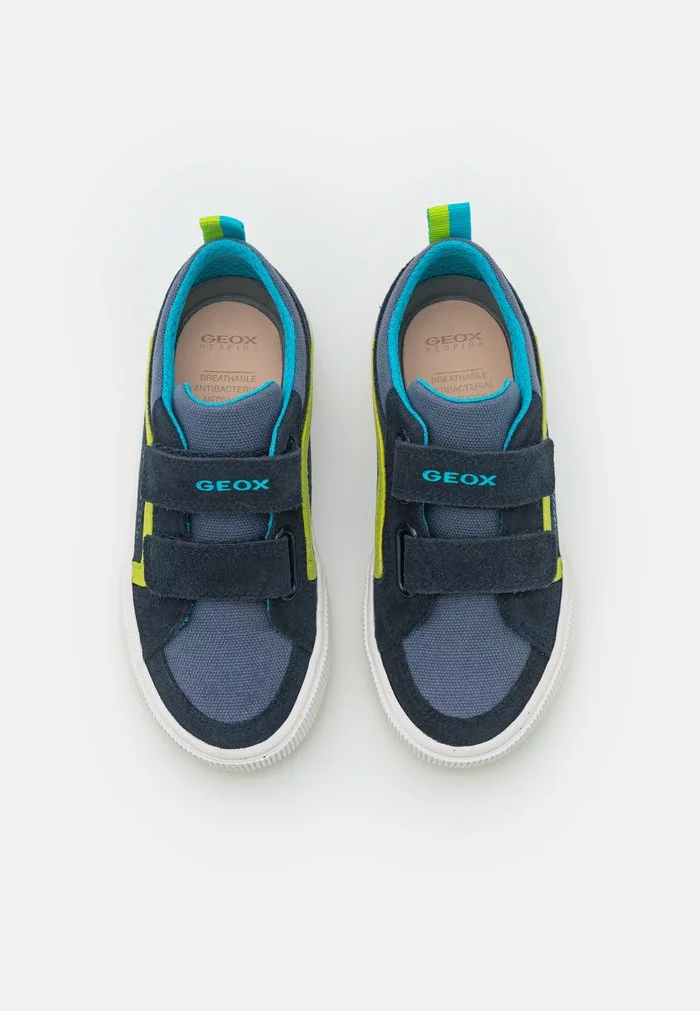 Geox ALONISSO - Baskets Basses - Navy/lime – Image 4