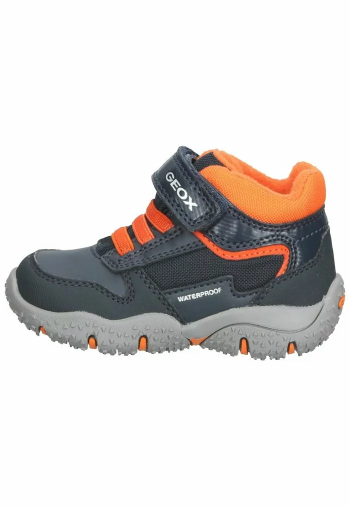 Geox Baskets Basses - Navy Orange