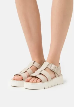 Geox DANDRA - Sandales à Plateforme - Light Taupe