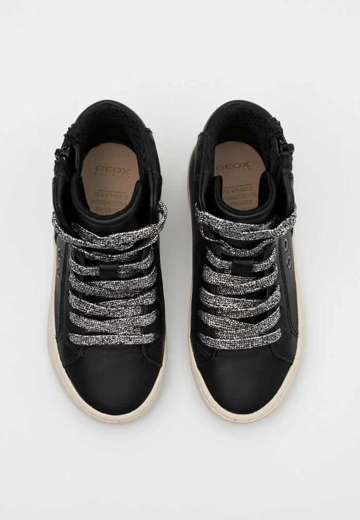 Geox KALISPERA GIRL - Baskets Montantes - Black/dark Silver – Image 4