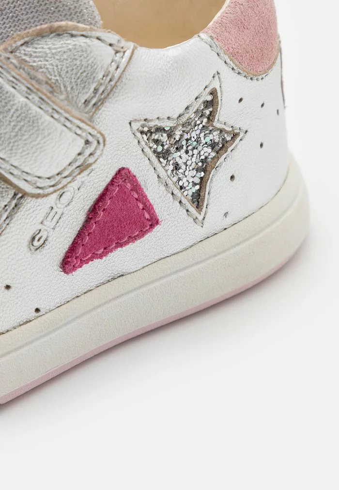 Geox BIGLIA GIRL - Baskets Basses - Silver/fuchsia – Image 6