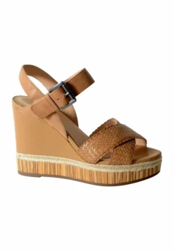 Geox Sandales Compensées - Taupe