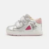 Geox BIGLIA GIRL - Baskets Basses - Silver/fuchsia